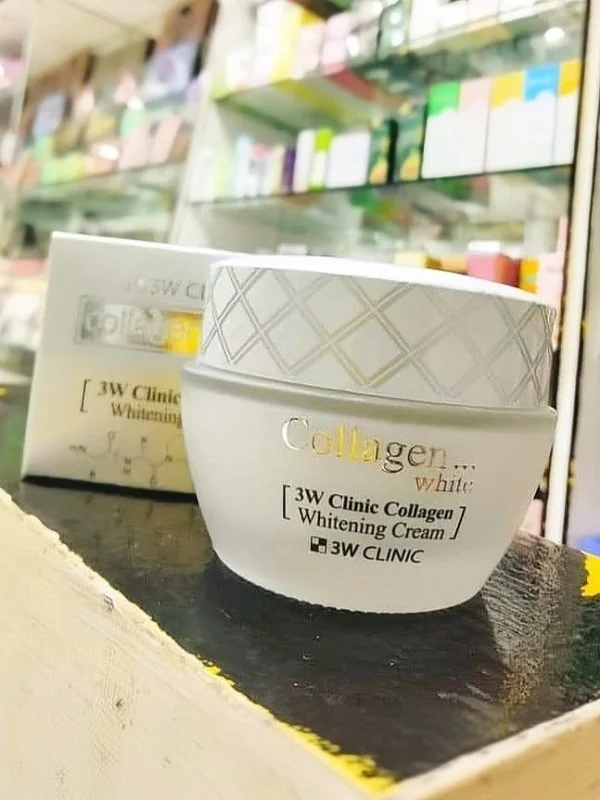 3W Clinic Collagen Whitening Cream 60gm 2