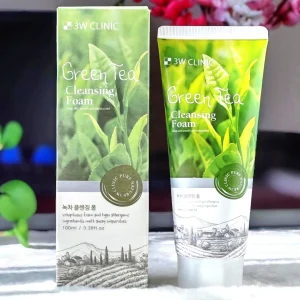 3W Clinic Green Tea Cleansing Foam 100ml