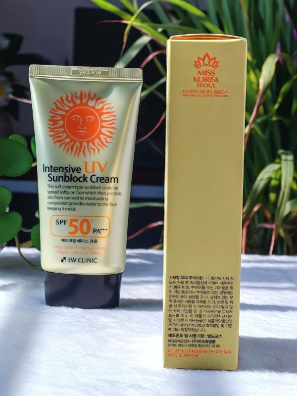 3W Clinic Intensive UV Sunblock Cream