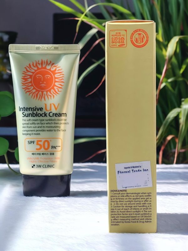 3W Clinic Intensive UV Sunblock Cream