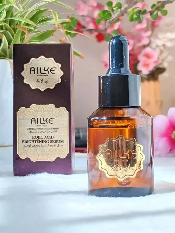 Brand: Ailke Kojic  Product Type : Serum Made In: P.R.C Skin Type: All typeof skin. Skin Concern: Brightening Skin Skin Feel: Lightweight, Hydrating, Dark Sport Size: 30ml View