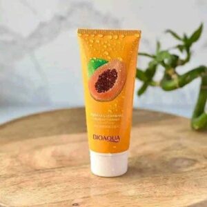 BIOAQUA Papaya Moisturizing Shrink Pore Face Wash Foam Facial Cleanser -100g