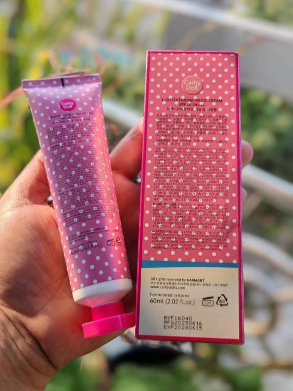 Cathy Doll SPF 50 Whitening Sunscreen L-Glutathione Magic Cream