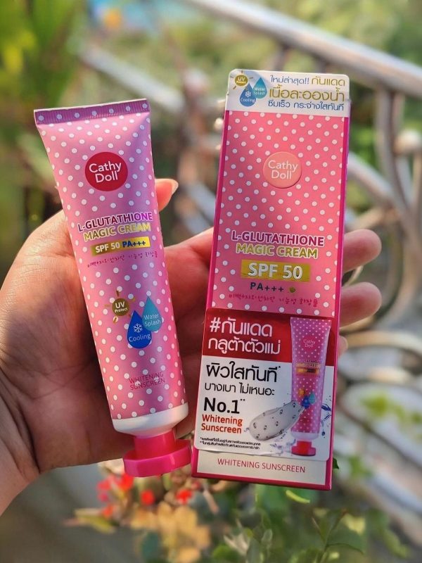 Cathy Doll SPF 50 Whitening Sunscreen L-Glutathione Magic Cream
