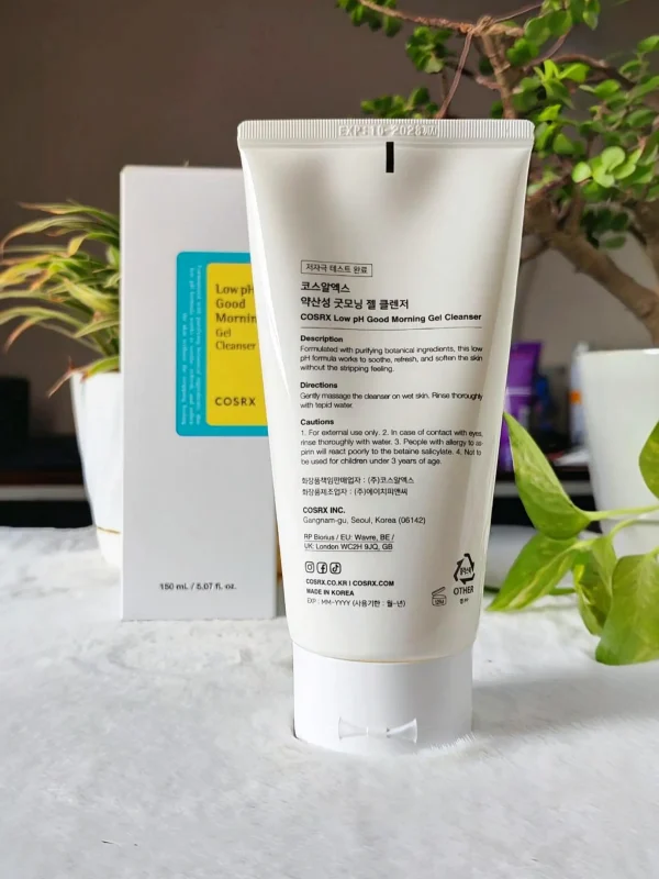 Cosrx Low pH Good Morning Gel Cleanser Back