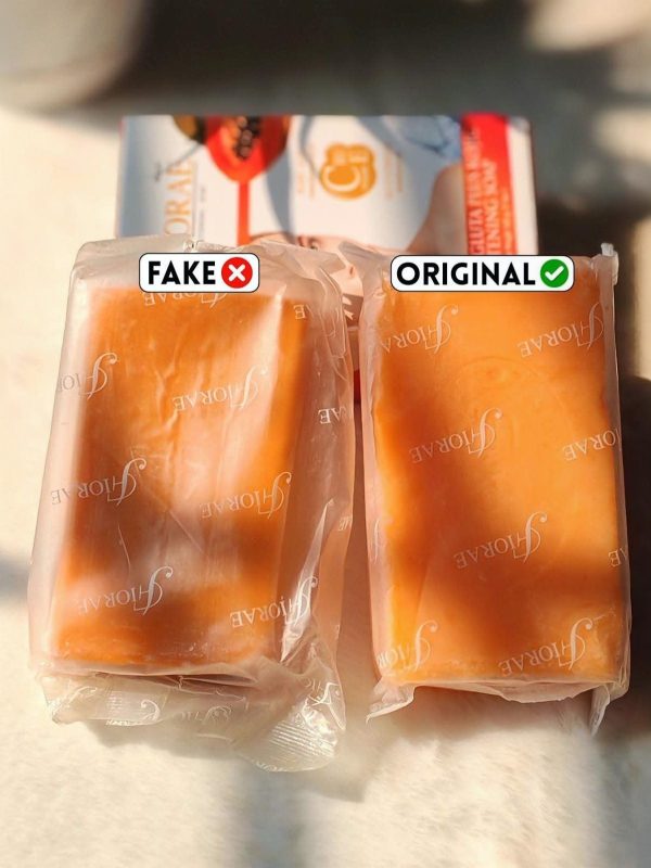 Fiorae Papaya & Gluta Plus Kojic Whitening Soap