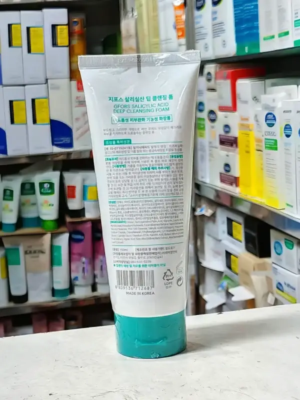 GFORS Salicylic Acid Deep Cleansing Foam 150ml 2
