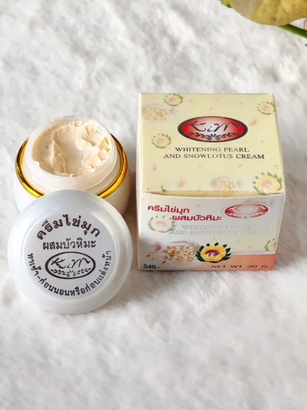 Kim Whitening Pearl and Snow Lotus Cream 20g