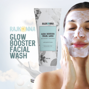 Rajkonna Glow Booster Facial Wash With Jojoba Beads (100ml)