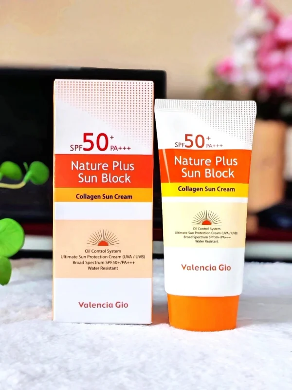 Valencia Gio Nature Plus Sun Block SPF 50+ PA+++ 70ml