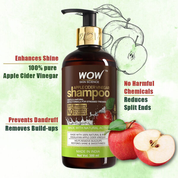 WOW Skin Science Apple Cider Vinegar Shampoo sku4843 3