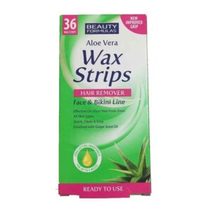 Beauty Formulas Aloe Vera Hair Removal Wax Strips