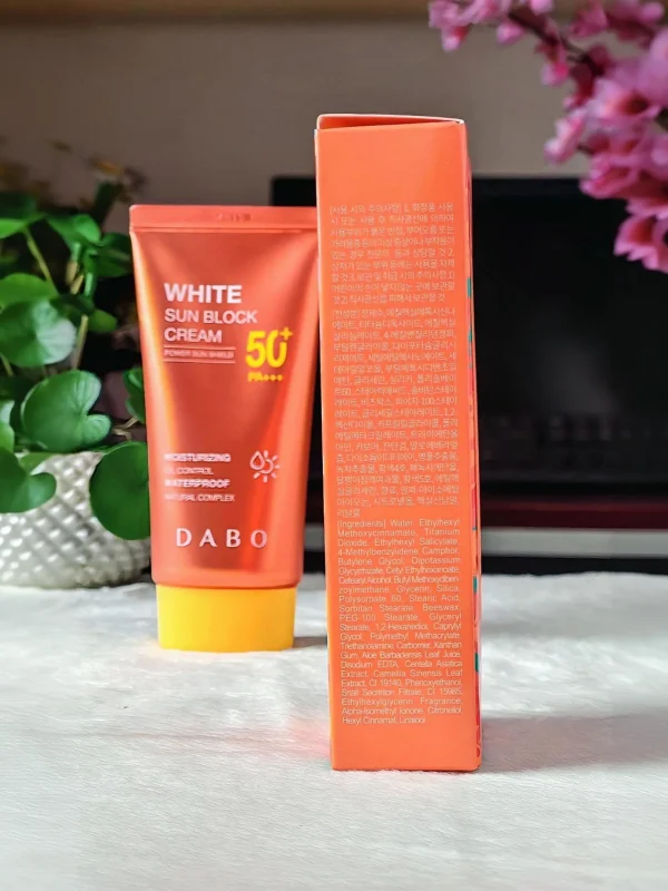 DABO White Sunblock Cream SPF50 PA+++ (70ml) Side