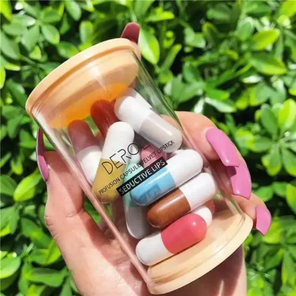 DEROL 16pcs Capsule Velvet Lipstick