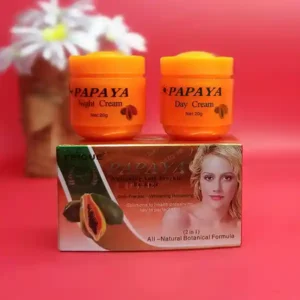 FEIQUE Papaya Whitening Anti-Freckle Day Night Cream Set