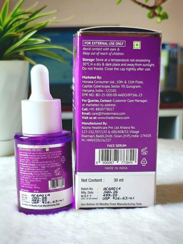 The Derma Co 2% Salicylic Acid Face Serum For Active Acne-30ml