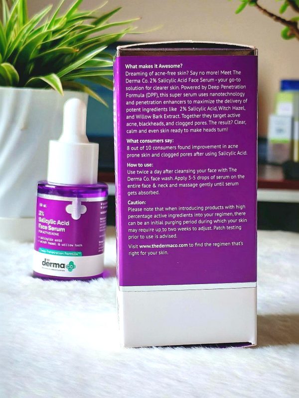 The Derma Co 2 Salicylic Acid Face Serum For Active Acne 30ml 04