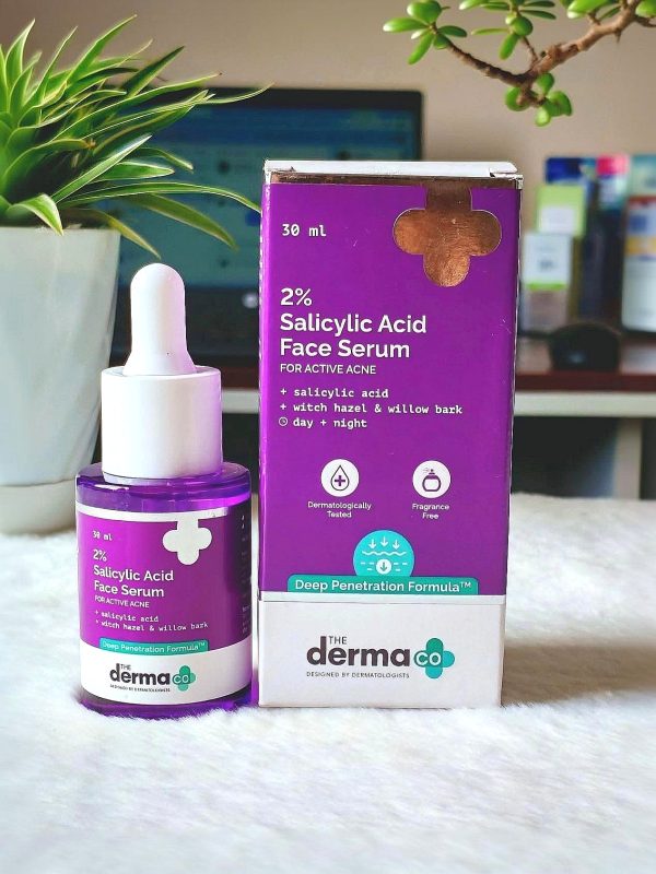 The Derma Co 2% Salicylic Acid Face Serum For Active Acne-30ml