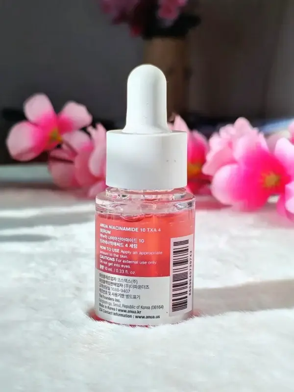 Anua Niacinamide 10% + TXA 4% Dark Spot Correcting Serum 10ml back