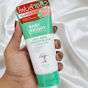 Baby Bright Anti-Acne Dragon Blood Cleansing Foam 120g