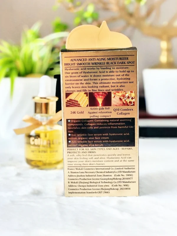 Collagen Anti Aging Serum and Multi Function Essence 40ml Side