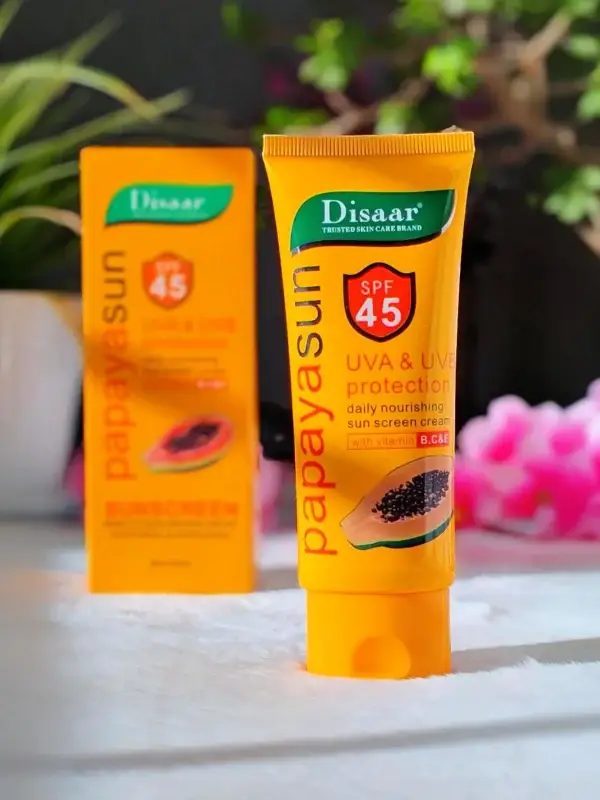 Disaar Papaya Sun UVA Protection Sunscreen SPF45-60ml