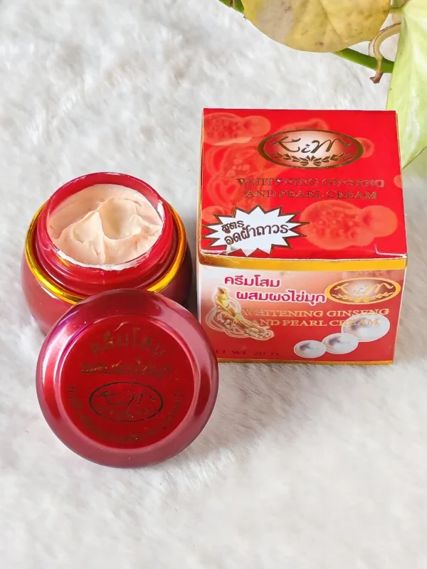 Kim Whitening Ginseng And Pearl Cream 20g