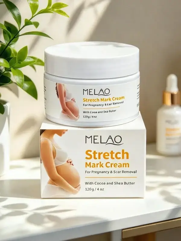 Melao Stretch Mark Cream for Pregnancy & Scar Removal 120g