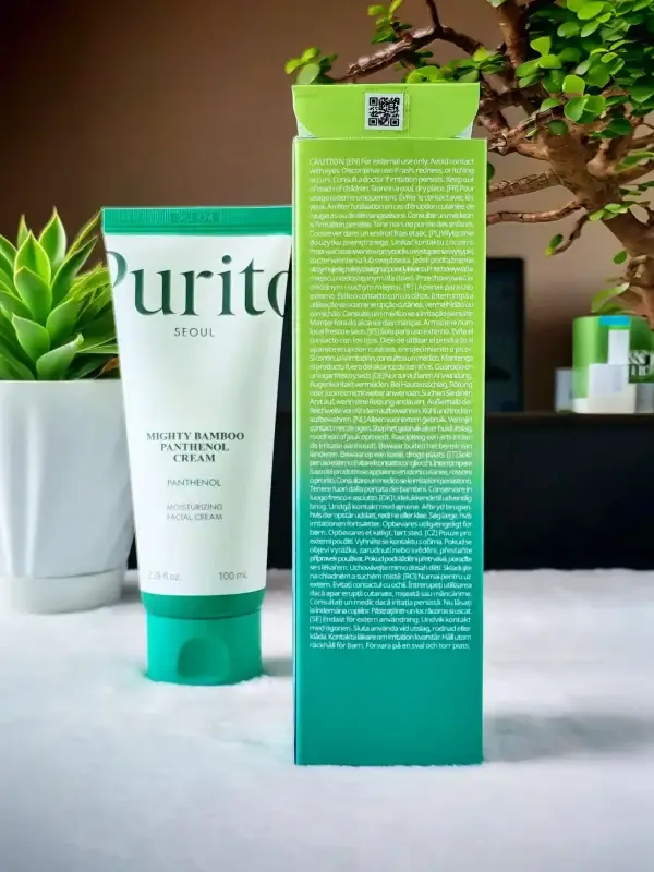Purito Seoul Mighty Bamboo Panthenol Cream Side