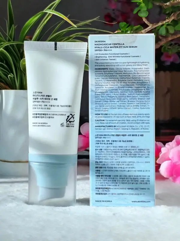 SKIN1004 Centella Hyalu-Cica Water-Fit Sun Serum 50ml Back