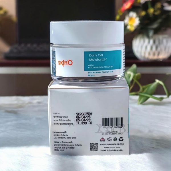 Skin’o Daily Gel Moisturizer with Niacinamide & Green Tea-70ml