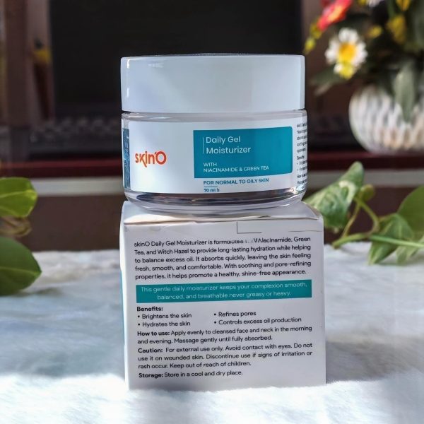 Skin’o Daily Gel Moisturizer with Niacinamide & Green Tea-70ml