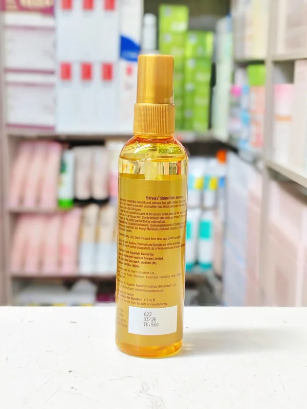 Streax Shine Hair Serum With Walnut Oil 115ml