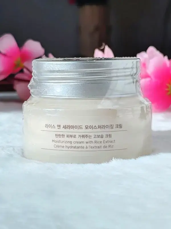 The Face Shop Rice & Ceramide Moisturizing Cream Back