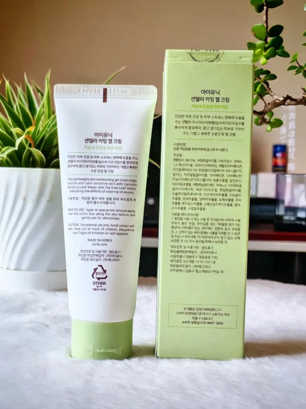 iUNIK Centella Calming Gel Cream back