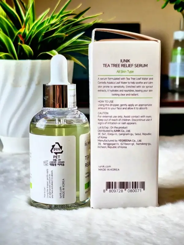 iUNIK - Tea Tree Relief Serum 50ml Back