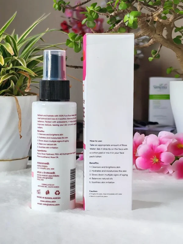 skinO 100 Pure Rose Water 100ml 03