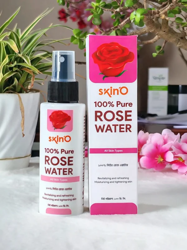 skinO 100% Pure Rose Water 100ml