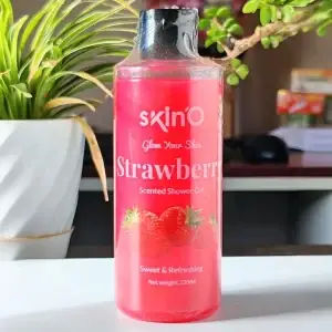 skinO Strawberry Scented Shower Gel 220ml