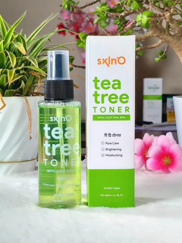 skinO Tea Tree Toner With (Light AHA,BHA,PHA) 100ml