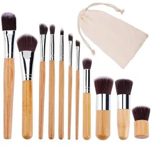 Bamboo Makeup Brush Set 11 Piece