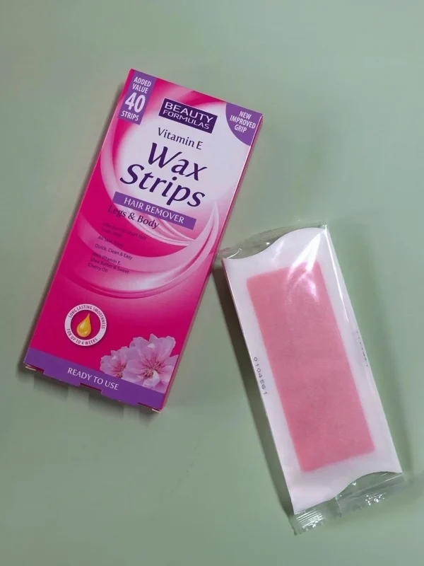 Beauty Formulas Vitamin E Wax Strips (40 pcs)