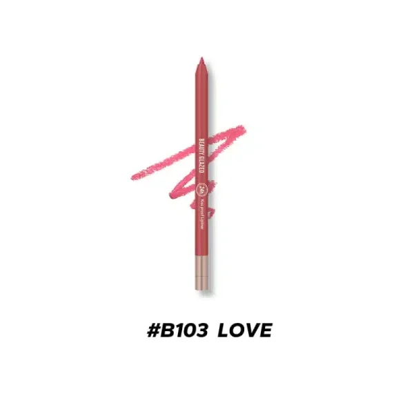 Beauty Glazed Lip Liner Waterproof & Long Lasting (B103 Coral)