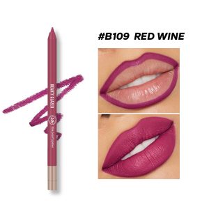 Beauty Glazed Lip Liner Waterproof & Long Lasting (B109 Red Wine)