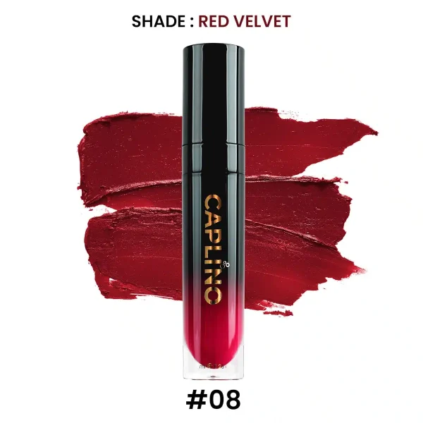 CAPLINO Liquid Matte Lipstick (Red Velvet 08)