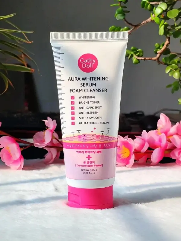 Cathy Doll Aura Whitening Serum Foam Cleanser 100ml