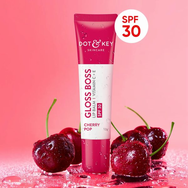 Dot & Key Lip Balm Cherry Pop Vitamin C + E SPF 30 12gm