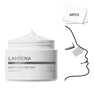 LANBENA Blackhead Remover Nose Plants Pore Strips 30gm