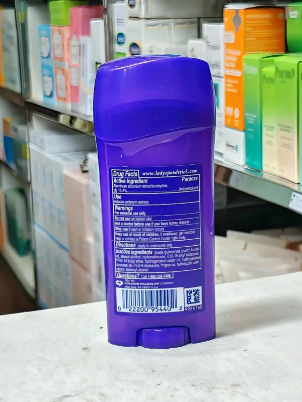 Lady Speed Stick Invisible Dry Deodorant 65g Back