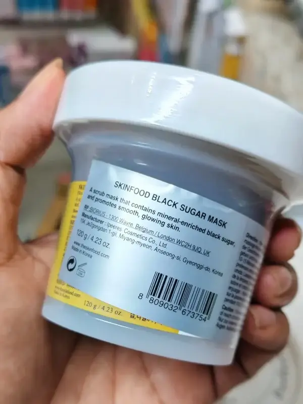 Skinfood Black Sugar Mask Wash Off 120g 3